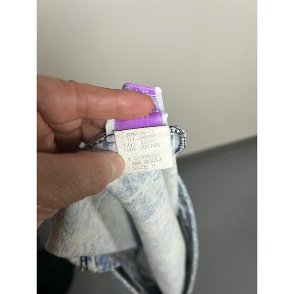 VNT Take Nine Maternity Wear Tabatha style denim floral vest Size L Womens Blue - Picture 7 of 12